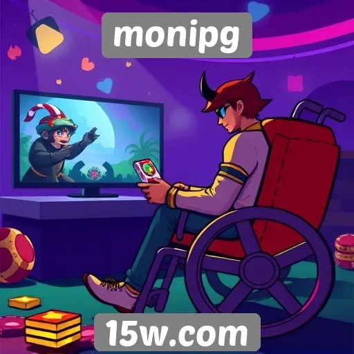 Acessibilidade no site de jogos Monipg